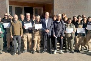 Clausura oficial del taller de empleo de la Mancomunidad Espadán Mijares 2022-23 en Tales