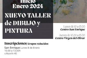 El Ayuntamiento de Torrent pone en marcha dos talleres de dibujo y pintura para personas mayores El Ayuntamiento de Torrent pone en marcha dos talleres de dibujo y pintura para personas mayores