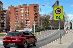 Xàtiva coloca dos radares informativos para concienciar sobre el exceso de velocidad