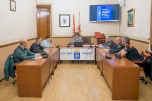 Se prepara el dispositivo de seguridad para los Moros y Cristianos de Bocairent