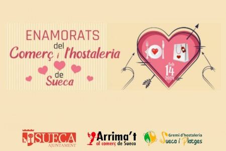 El Ayuntamiento pone en marcha la campaña 'Enamorats del Comerç i l'Hostaleria de Sueca' para potenciar las compras en el municipio El Ayuntamiento pone en marcha la campaña 'Enamorats del Comerç i l'Hostaleria de Sueca' para potenciar las compras en el municipio