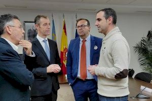 Rafal recibe la visita del director general de Centros Docentes de la Generalitat, Jorge Cabo