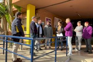 La Conselleria de Educación visita el CEIP Joan Fuster de Manises