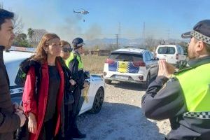 Evacuen una escoleta infantil i tallen les vies del tren per l'incendi entre Almassora i Vila-real - (foto 2)