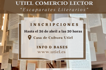 Abierto el plazo de inscripciones del IV Concurso “Utiel Comercio Lector”