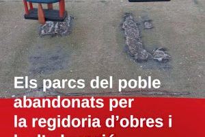 El PSOE denúncia que els parcs de La Vilavella queden abandonats pel regidor d'obres i la regidora d'educació