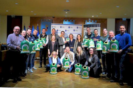 Ecovidrio i l'Ajuntament de Burriana fomenten el reciclatge d'envasos de vidre durant les Falles 2024