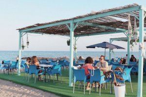 Imatge d'arxiu d'un xiringuito de la Platja de Nules