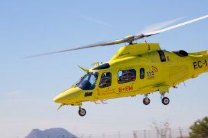 Un joven motorista sufre un grave accidente en Llombai