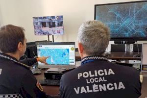 Més de vint càmeres vetlen per la seguretat en la plaça de l’Ajuntament en cada mascletà