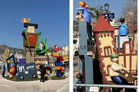 Doblet per a la Falla Ja estem tots de la Vall d'Uixó que aconsegueix el primer premi en monument gran i infantil
