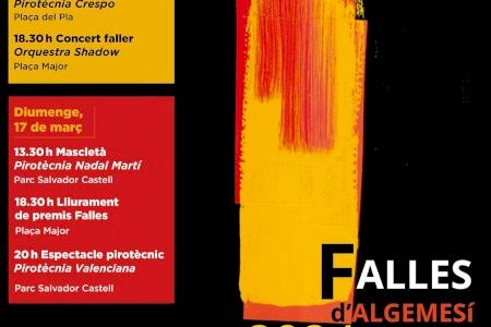 Les Falles 2024 comptaran amb un cicle de quatre mascletaes i un espectacle pirotècnic nocturn Les Falles 2024 comptaran amb un cicle de quatre mascletaes i un espectacle pirotècnic nocturn