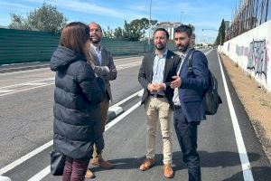 Castellón amplía el carril bici de la avenida l’Alcora