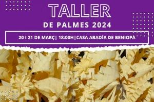 La Semana Santa de Gandia organiza este miércoles y jueves su tradicional escuela de palmas en Beniopa