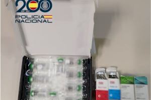 Detenido en Alicante un varón por distribuir anabolizantes que recibía previamente a través de empresas de reparto de paquetería