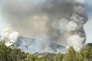 L'incendi de Tàrbena devora centenars d'hectàrees: talls de carreteres i habitatges desallotjats - (foto 3) L'incendi de Tàrbena devora centenars d'hectàrees: talls de carreteres i habitatges desallotjats - (foto 3)