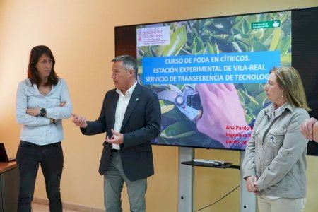El curso de poda de cítricos de Burriana y el Pacto Cerámico desborda sus previsiones