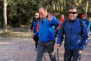 Unas 120 personas en la XVI ruta senderista de Ribesalbes