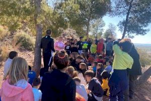 Escolars d'Almenara planten prop de 250 exemplars de pi blanc i lledoner en la localitat - (foto 8)