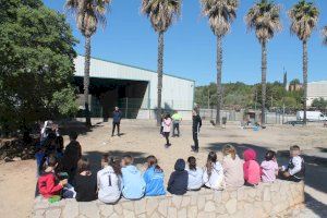 Escolars d'Almenara planten prop de 250 exemplars de pi blanc i lledoner en la localitat - (foto 13)