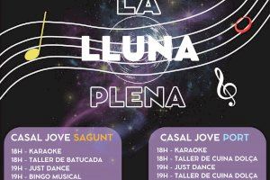 Torna Lluna plena a Sagunt, l'esdeveniment mensual d'oci alternatiu gratuït per a jóvens