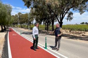 Finalizan las obras del carril bici de Benejúzar