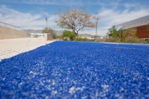 El nuevo circuito de running del Pabellón Félix Candela de Crevillent a punto de inaugurarse