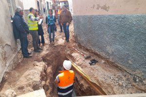 Descubierto un nuevo tramo de la muralla medieval de Villena durante las obras de urbanización del Casco Histórico