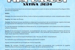 Se inicia el plazo de presentación de candidaturas a Reina de la Fira d’Agost 2024 - (foto 2)