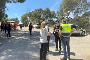 Paterna pone a prueba su nuevo Plan Municipal de Emergencias con un simulacro de incendio en La Vallesa