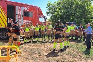 Alcossebre acoge un simulacro de incendio del Consorcio Provincial de Bomberos