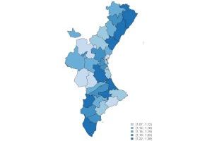 Nivel de fecundidad expresado en hijos por mujer. IVE Nivel de fecundidad expresado en hijos por mujer. IVE