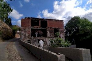 Alfondeguilla traurà a llum el molí d'aigua després de l'enderrocament de la part no original de l'estructura de l'edifici