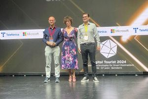 El proyecto CHAN-TWIN, recibe el premio en la categoría “Gemelo digital de destino” en los Digital Tourist 2024 El proyecto CHAN-TWIN, recibe el premio en la categoría “Gemelo digital de destino” en los Digital Tourist 2024
