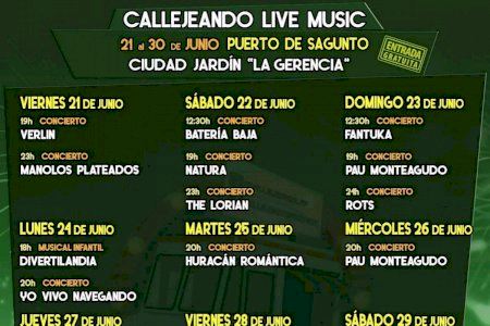 El festival Callejeando Food Fest comienza este viernes en la ciudad jardín de la Gerencia de Puerto de Sagunto