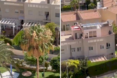 VIDEO | Arrestat un fugitiu després d'una insòlita persecució per balcons i terrats a El Campello
