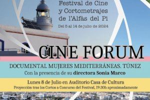 El Festival de Cine de l’Alfàs del Pi proyecta el lunes “Mujeres Mediterráneas: Túnez”, tercer capítulo de la serie de Sonia Marco El Festival de Cine de l’Alfàs del Pi proyecta el lunes “Mujeres Mediterráneas: Túnez”, tercer capítulo de la serie de Sonia Marco
