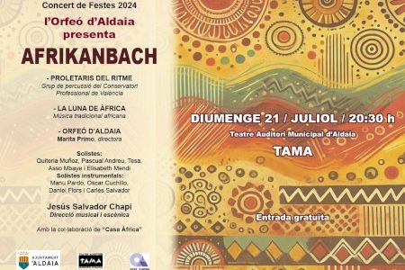 L’Orfeó d’Aldaia invita a su espectáculo Afrikanbach