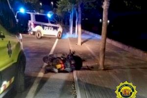 Un accidente de moto en plena localidad de Novelda deja un herido grave