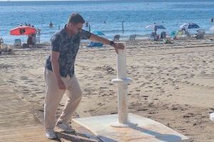 Los lavapiés de la playa de la Fossa de Calpe vuelven a funcionar - (foto 2)