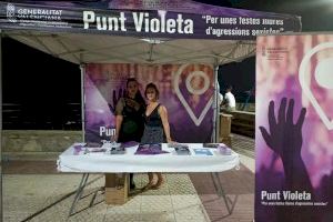 El Ayuntamiento de Alcalà-Alcossebre da continuidad a los Puntos Violeta en entornos festivos