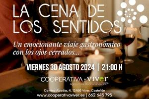 La Cooperativa de Viver acoge “La Cena de los Sentidos”, una experiencia gastronómica y sensorial única