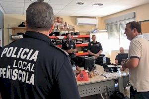 La Policía Local de Peñíscola ha atendido 1719 incidencias en el mes de julio