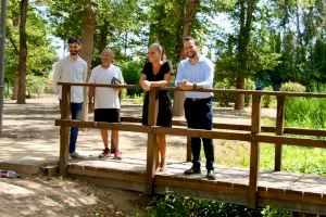 Castellón adecenta su parque más desconocido: Marca con su ubicación el centro de los mapas del mundo