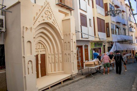 Morella sale a buscar a la Virgen de Vallivana en la Rogativa del 55 Sexenni