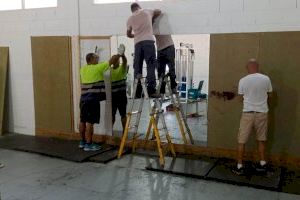 El Ayuntamiento de Almenara lleva a cabo la puesta a punto del gimnasio municipal