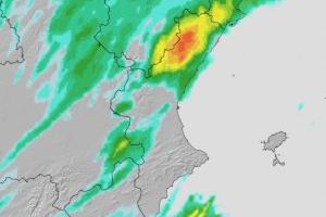 Previsión de acumulación de lluvia hasta las 14.00 horas de este sábado, alcanzando los 80 e incluso 100 mm, según el modelo HARMONIE-AROME Previsión de acumulación de lluvia hasta las 14.00 horas de este sábado, alcanzando los 80 e incluso 100 mm, según el modelo HARMONIE-AROME