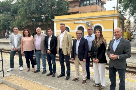 Vicente Martínez Mus anuncia la reactivació del projecte de soterrament de les vies de Metrovalencia a Burjassot-Godella