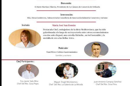 Cámara Orihuela presenta la Jornada Gastronómica de L’Exquisit Mediterrani con la participación de renombrados chefs oriolanos