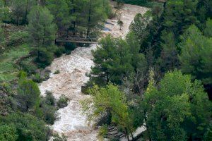 El riu Llucena a su paso por la localidad tras las lluvias caídas en zonas de Xodos y Vistabella del Maestrat El riu Llucena a su paso por la localidad tras las lluvias caídas en zonas de Xodos y Vistabella del Maestrat
